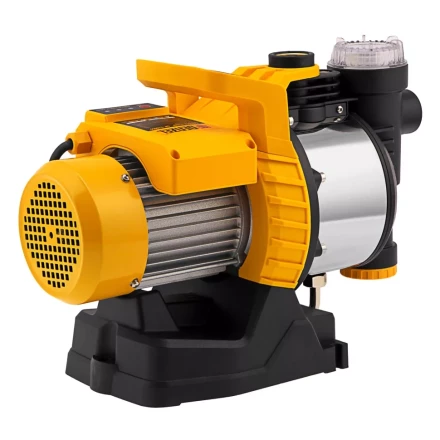 Садовый поверхностный насос Denzel 97305 GP1100SS, 1100 Вт, 4000 л/ч, подъем 45 м, пластик купить в Когалыме