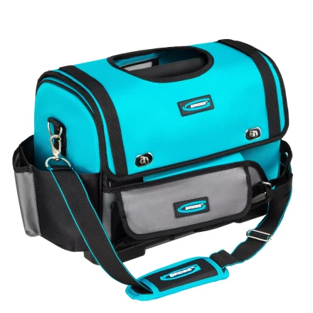 Переноска для инструмента Gross 90274, 400х225х300мм, пластиковое дно, наплечный ремень купить в Когалыме