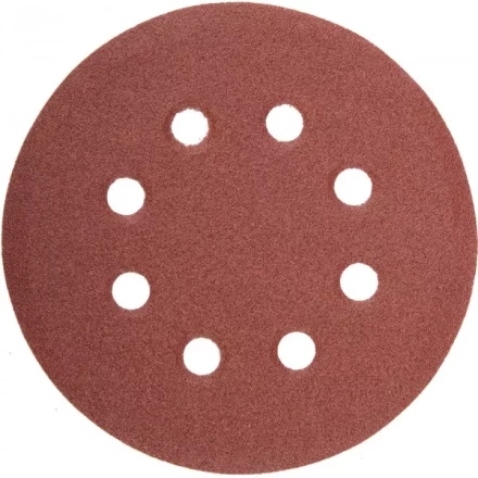 Круг шлифовальный универсальный STAYER "MASTER" из абразивной бумаги на велкро основе, 8 отверстий, Р80, 115мм, 5шт 35450-115-080 купить в Когалыме