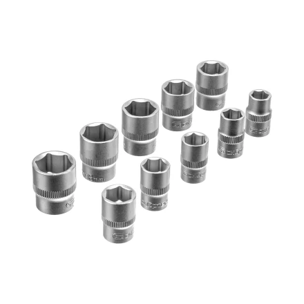 Набор инструментов Сибртех 14171, 1/2", 3/8", 1/4", пластиковый кейс 172 предм. купить в Когалыме