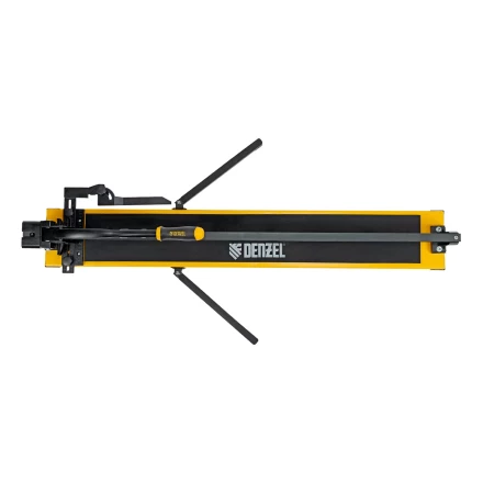 Плиткорез рельсовый Denzel 1000х16мм, каретка на подш., стальная станина, усил. рукоятка-пенал 877018 купить в Когалыме