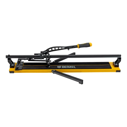 Плиткорез рельсовый Denzel 1000х16мм, каретка на подш., стальная станина, усил. рукоятка-пенал 877018 купить в Когалыме