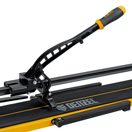 Плиткорез рельсовый Denzel 1000х16мм, каретка на подш., стальная станина, усил. рукоятка-пенал 877018 купить в Когалыме