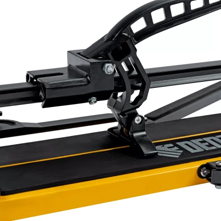 Плиткорез рельсовый Denzel 1000х16мм, каретка на подш., стальная станина, усил. рукоятка-пенал 877018 купить в Когалыме