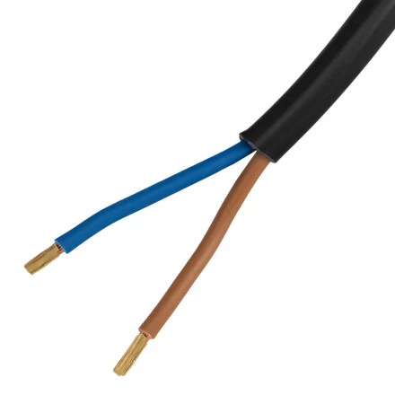 Шнур сетевой Denzel Energy Series, ПВС, 1,5 м, 2 x 1,5 мм, с неразборной вилкой, черный, 3 м, 37669 купить в Когалыме