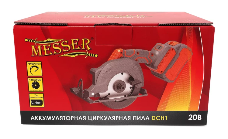 Аккумуляторная циркулярная пила MESSER DCH1 125мм 2Ач купить в Когалыме