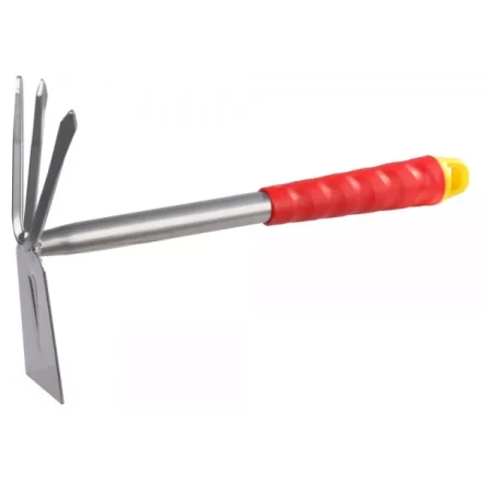 Мотыжка GRINDA, прямое лезвие, 3 зубца, из углеродистой стали с коннекторной системой, 305 мм 8-421435_z01 купить в Когалыме