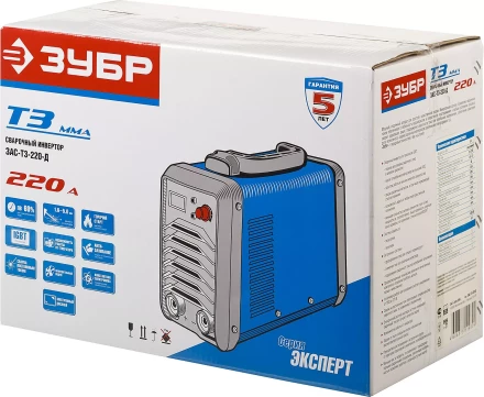 Сварочный инвертор с дисплеем ММА ЗАС-Т3-220-Д серия ПРОФЕССИОНАЛ купить в Когалыме