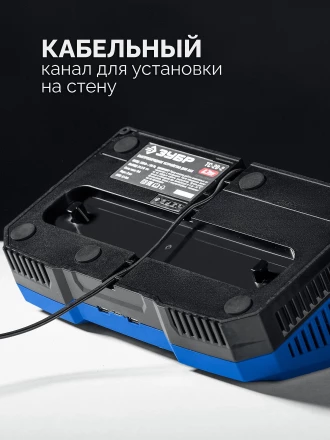 ЗУБР Turbo CHARGE, 20 В, 2 порта, 2 х 9 А, зарядное устройство для LMS АКБ, ПРОФЕССИОНАЛ (TC-20-2) купить в Когалыме