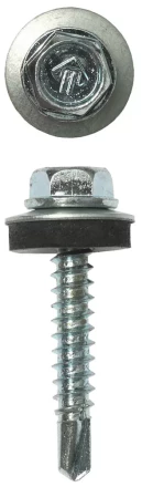 Саморезы ЗУБР "ПРОФЕССИОНАЛ" оцинков., для крепл. кров. матер. к дерев. обреш., 4.8х29мм, 2500шт 4-300310-48-029 купить в Когалыме