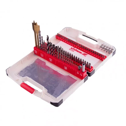 Набор сверл комбинированный по металлу 1-6 мм бетону 4-8 мм дереву 3-8 мм перки биты 44 шт адаптер головки 6 шт 75 предметов Pro Matrix 725675 купить в Когалыме