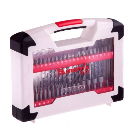 Набор сверл комбинированный по металлу 1-6 мм бетону 4-8 мм дереву 3-8 мм перки биты 44 шт адаптер головки 6 шт 75 предметов Pro Matrix 725675 купить в Когалыме