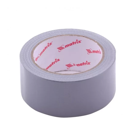 Лента армированная влагостойкая 48 мм х 25 м серебристая Matrix 89068 купить в Когалыме