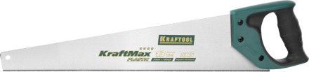 Ножовка &quot;KraftMax&quot; PLASTIC, быстр и точный рез, для подокон, пластик панелей и труб, 3/14 TPI, 500мм, KRAFTOOL 15226-50 купить в Когалыме