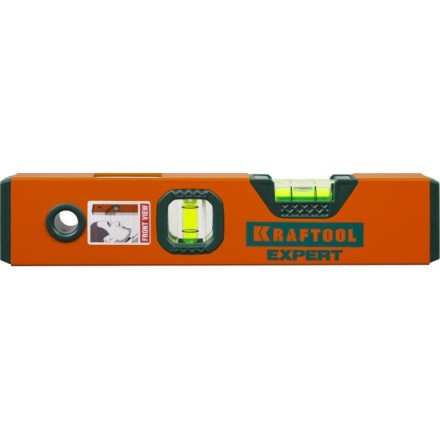 Уровень коробчатый &quot;EXPERT&quot;, KRAFTOOL 34710-025, 2 ампулы, 0,5 мм/м, 250мм 34710-025_z01 купить в Когалыме