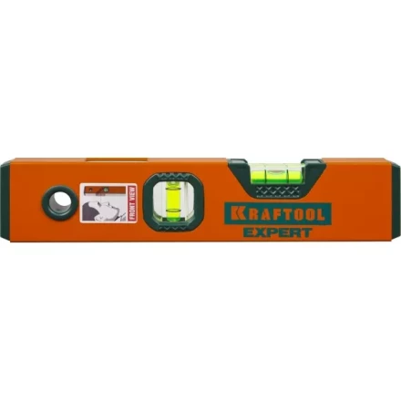 Уровень коробчатый "EXPERT", KRAFTOOL 34710-025, 2 ампулы, 0,5 мм/м, 250мм 34710-025_z01 купить в Когалыме