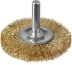 ЗУБР "ПРОФЕССИОНАЛ". Щетка дисковая для дрели, витая латунированная стальная проволока 0,3мм, 50мм 3520-050_z02 купить в Когалыме