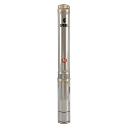 Скважинный насос Denzel DWC-3-60, центробежный, диаметр 3&quot;, 800 Вт, 3300 л/ч, напор 60 м 97255 купить в Когалыме