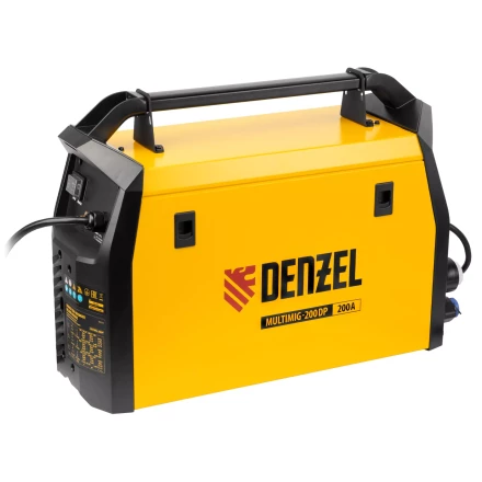 Аппарат инвертор. полуавтомат. сварки MultiMIG-200DP Synergy Double Pulse, 200 А, ПВ 80%// Denzel 94313 купить в Когалыме