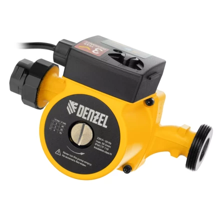 Циркуляционный насос CP25-4, напор 4 м, 50 л/мин, 1 м кабель, монт. длина 180 мм Denzel 99410 купить в Когалыме