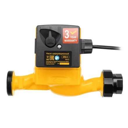 Циркуляционный насос CP25-4, напор 4 м, 50 л/мин, 1 м кабель, монт. длина 180 мм Denzel 99410 купить в Когалыме