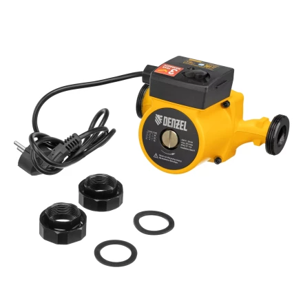 Циркуляционный насос CP25-4, напор 4 м, 50 л/мин, 1 м кабель, монт. длина 180 мм Denzel 99410 купить в Когалыме