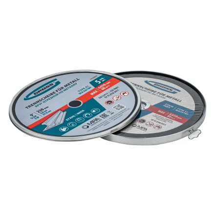 Круг отрезной по металлу, 230 х 2,0 х 22,2 мм, WA36TBF, в метал.банке, 5 шт. Gross 743890 купить в Когалыме