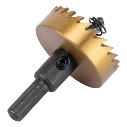 Коронка по металлу HSS, 45 мм, нитридтитановое покрытие Denzel 724115 купить в Когалыме