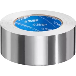 Лента алюминиевая ЗУБР "ПРОФЕССИОНАЛ", до 120 °С, 60мкм, 50мм х 50м 12262-50-50