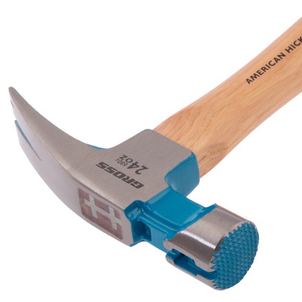 Молоток-гвоздодер, 680 г Gross 10425, угол 75, магнит, обрезиненная рукоятка AMERICAN HICKORY купить в Когалыме