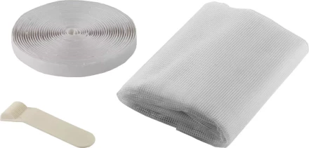 Сетка STAYER "COMFORT" противомоскитная для окна, с крепежной лентой, белая, ПЭТ, 1,1 х 1,3м 12480-11-13 купить в Когалыме