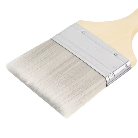 Кисть плоская для лаков "Евро" 3", искусственная щетина, деревянная ручка Matrix 83089 купить в Когалыме