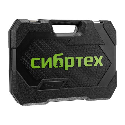 Набор инструментов Сибртех 14172, 1/2&quot;, 3/8&quot;, 1/4&quot;, пластиковый кейс 160 предм. купить в Когалыме