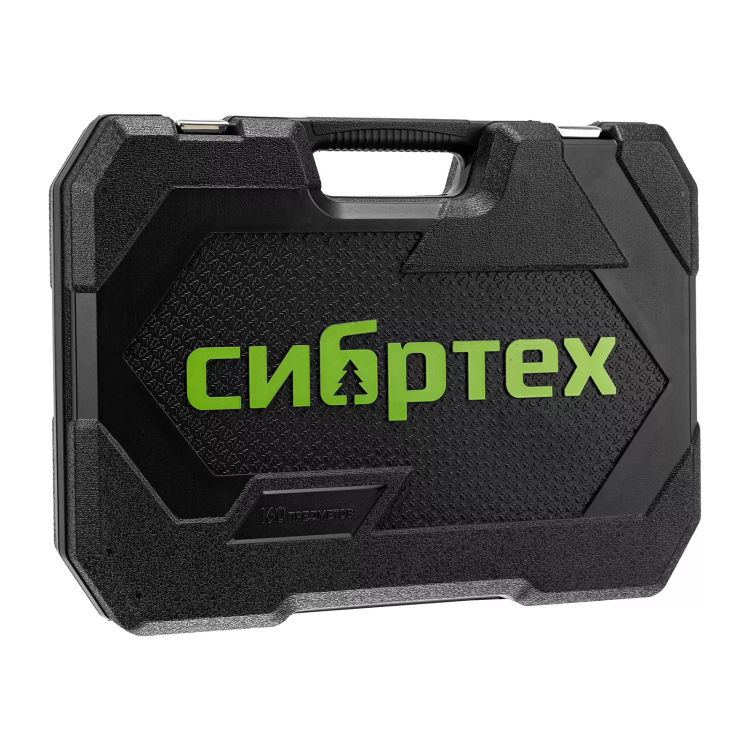 Набор инструментов Сибртех 14172, 1/2", 3/8", 1/4", пластиковый кейс 160 предм. купить в Когалыме