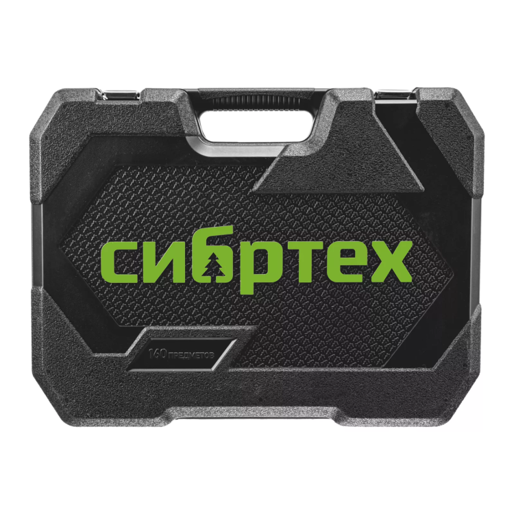 Набор инструментов Сибртех 14172, 1/2", 3/8", 1/4", пластиковый кейс 160 предм. купить в Когалыме