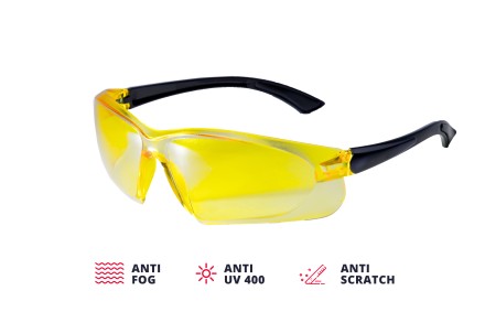 Очки защитные желтые  VISOR CONTRAST ADA купить в Когалыме