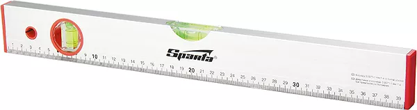 Уровень алюминиевый 1000 мм 2 глазка линейка  SPARTA 35110 купить в Когалыме
