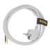 Шнур сетевой Denzel Energy Series, ПВС, 1,5 м, 3 x 1,5 мм, с неразборной вилкой, белый, 3 м, 37670 купить в Когалыме