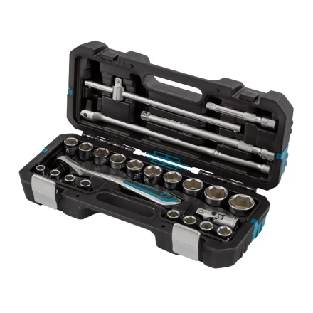 Набор инструментов 24 предмета, 120 зубьев, CrV, 1/2" Gross 14147 купить в Когалыме