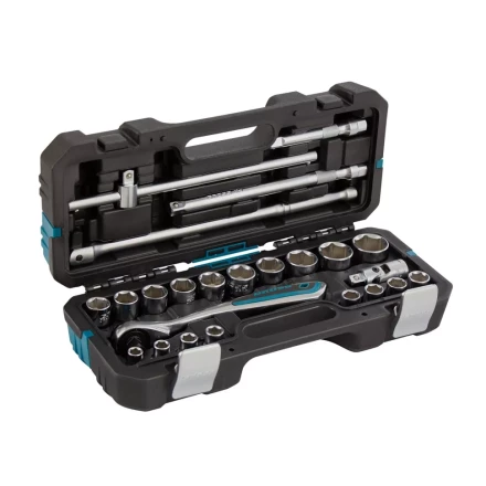 Набор инструментов 24 предмета, 120 зубьев, CrV, 1/2" Gross 14147 купить в Когалыме