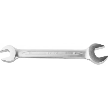 Ключ ЗУБР "ПРОФИ" гаечный рожковый, Cr-V сталь, хромированный, 14х17мм 27027-14-17 купить в Когалыме