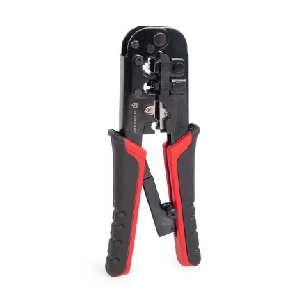 Кримпер многофункциональный КВТ JT-03А с 3 встроенными модулями для обжима RJ-45, RJ-12, RJ-11, RJ-22 (89228) купить в Когалыме