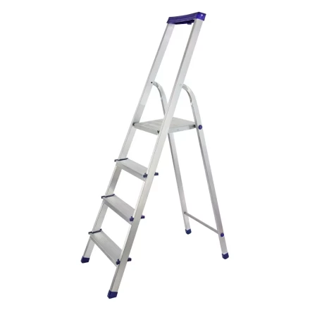 Стремянка алюминиевая с органайзером "УНИВЕРСАЛ" 4 ступени Сибртех 97894 купить в Когалыме