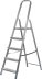 Лестница-стремянка ЗУБР алюминиевая, усиленный профиль, 5 ступеней 38805-05 купить в Когалыме