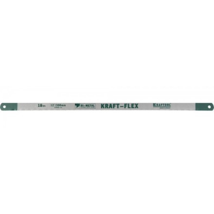 Полотно &quot;KRAFT-FLEX&quot; по металлу, KRAFTOOL 15942-18-S50, Bi-Metal, 18TPI, 300 мм, 50 шт 15942-18-S50 купить в Когалыме
