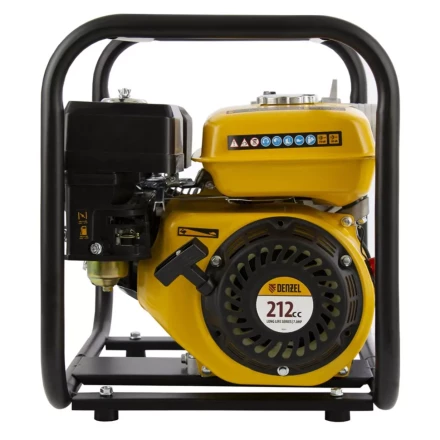 Мотопомпа бензиновая для чистой воды PX-50, 7 л.с, 2", 600 л/мин, глубина 8 м, напор 30 м Denzel 99201 купить в Когалыме