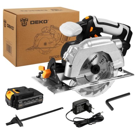Пила дисковая аккумуляторная DEKO DKCS20 Laser, 063-4205 купить в Когалыме