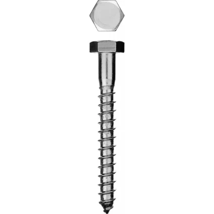 Шурупы ЗУБР "МАСТЕР" с шестигранной головкой, оцинкованные, 10x100, 350шт 300450-10-100-350 купить в Когалыме