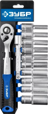 ЗУБР ТБ-12У, 12 предм., (1/2), набор торцовых головок, Профессионал (27650-H12) купить в Когалыме