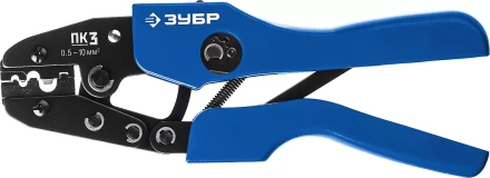 ЗУБР ПК-3, 0.5 - 10 мм2, пресс-клещи для медных наконечников и гильз, Профессионал(45456-3) купить в Когалыме